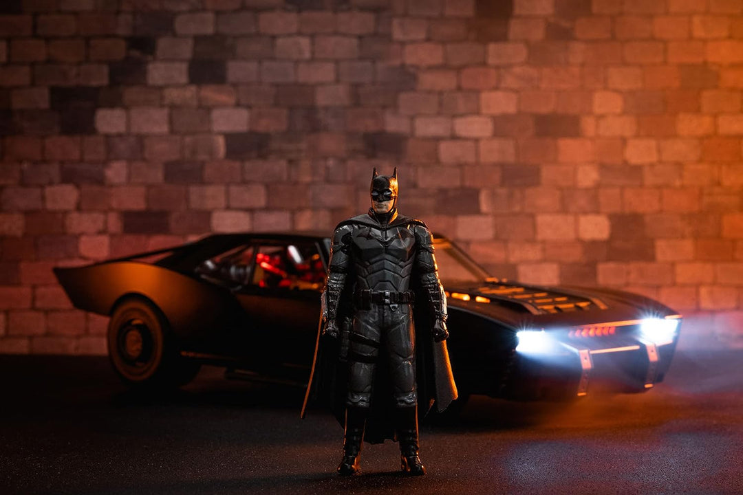 Jada Batman &amp; Batmobile Zwart The Batman