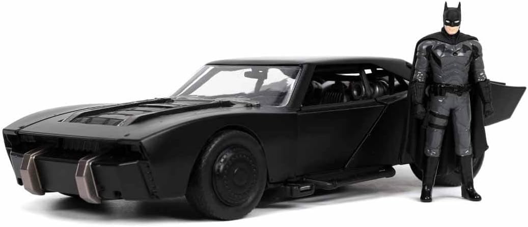 Jada Batman &amp; Batmobile Zwart The Batman