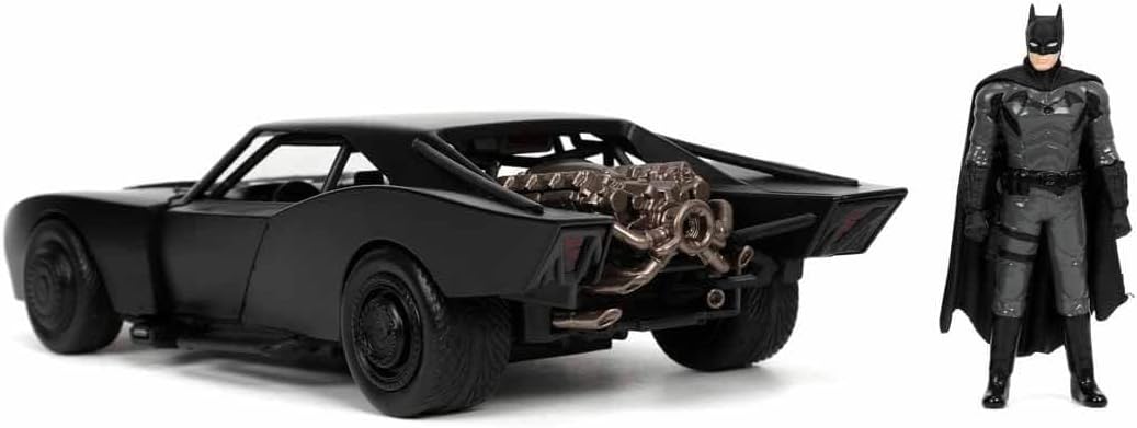 Jada Batman &amp; Batmobile Zwart The Batman