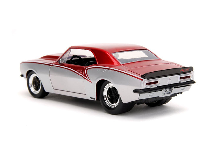 Jada Chevrolet Camaro 1967 Rouge / Argent BigTime Muscle