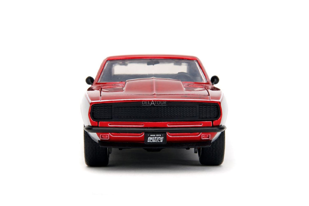 Jada Chevrolet Camaro 1967 Rouge / Argent BigTime Muscle
