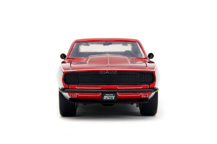 Jada Chevrolet Camaro 1967 Rouge / Argent BigTime Muscle