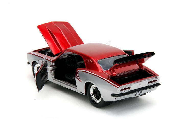 Jada Chevrolet Camaro 1967 Rouge / Argent BigTime Muscle