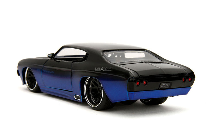 Jada Chevrolet Chevelle SS 1971 Bleu / Noir Pink Slips