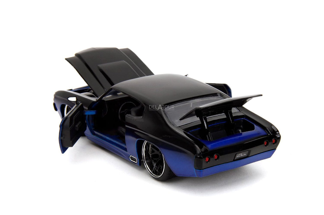 Jada Chevrolet Chevelle SS 1971 Bleu / Noir Pink Slips