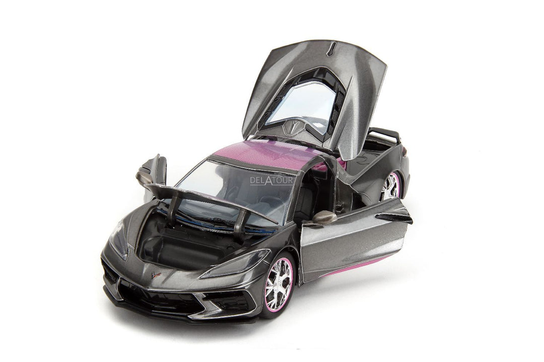 Jada Chevrolet Corvette Stingray 2020 Grijs Pink Slips