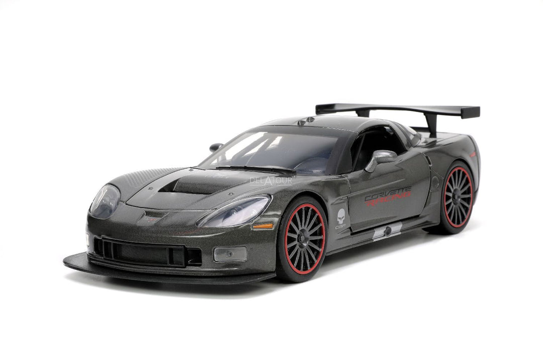Jada Chevrolet Corvette C6-R 2005 Grijs BigTime Muscle
