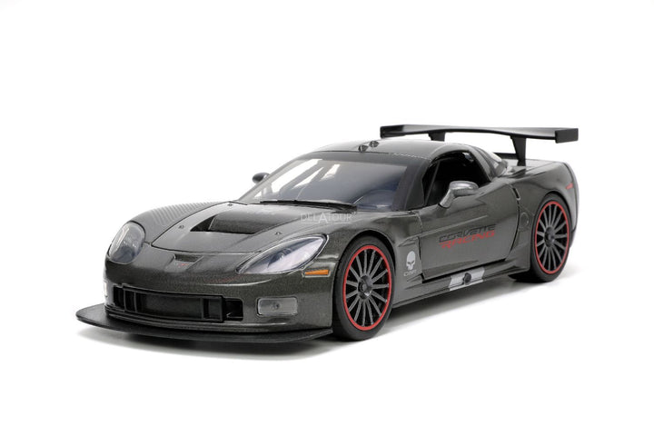 Jada Chevrolet Corvette C6-R 2005 Grijs BigTime Muscle