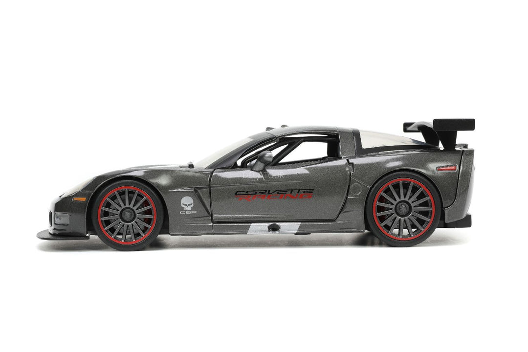 Jada Chevrolet Corvette C6-R 2005 Grijs BigTime Muscle