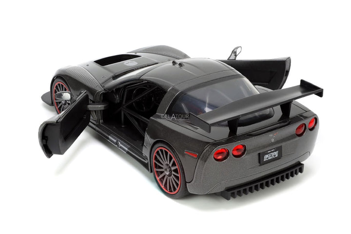 Jada Chevrolet Corvette C6-R 2005 Grijs BigTime Muscle