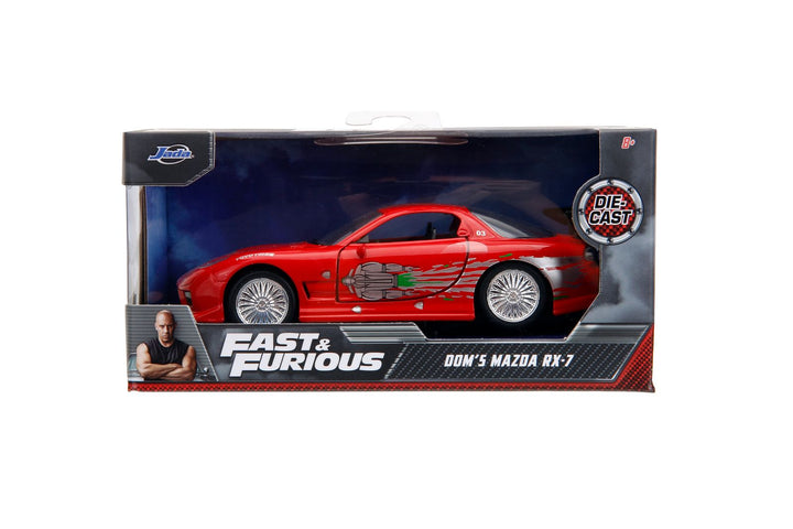 Jada Dom´s Mazda RX-7 Rood Fast &amp; Furious