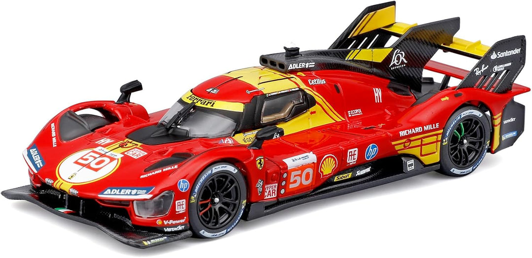 Burago Ferrari 499P n°50 Vainqueur 24H du Mans 2024 1:43
