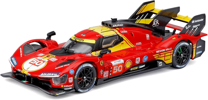 Burago Ferrari 499P n°50 Vainqueur 24H du Mans 2024 1:43