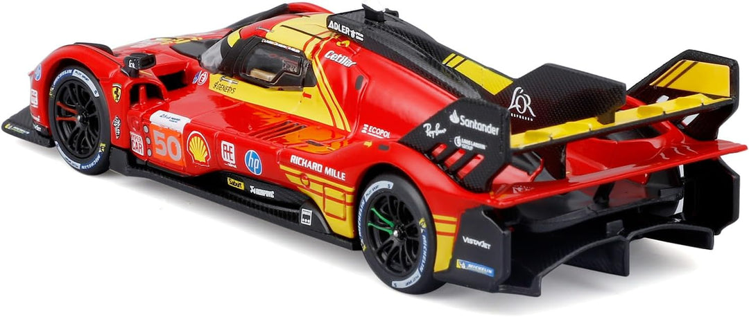 Burago Ferrari 499P n°50 Vainqueur 24H du Mans 2024 1:43