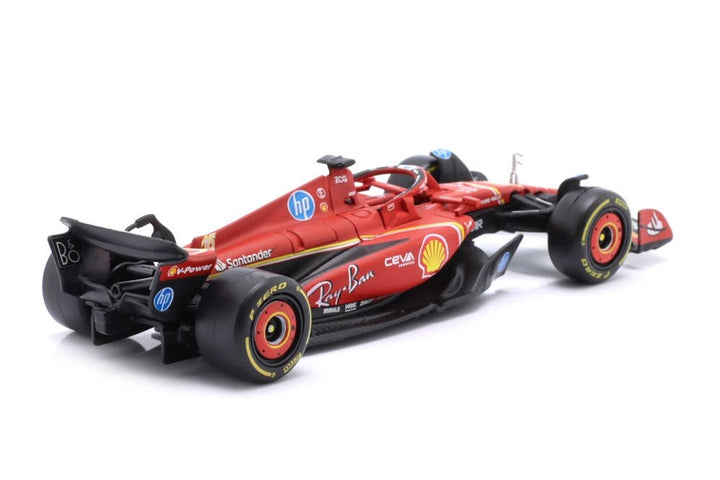 Burago Scuderia Ferrari SF-24 n° 16 Charles Leclerc Vainqueur du GP de Monaco 2024 1:43