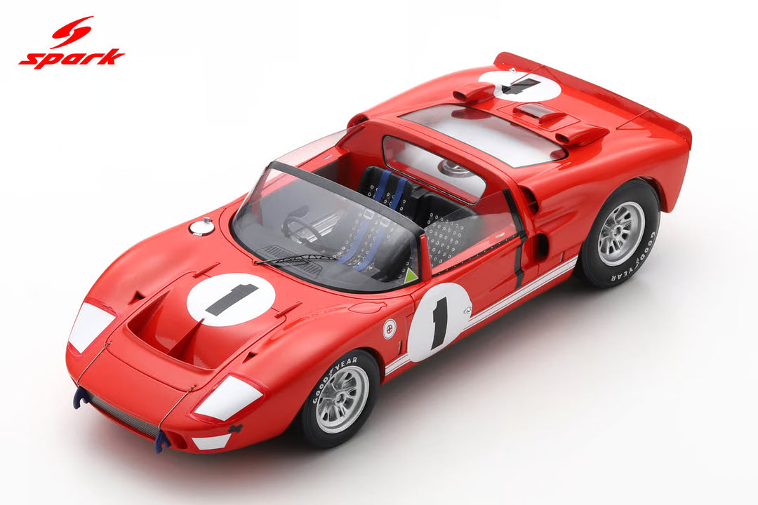 Spark Ford GT40 X1 Winner 12H Sebring 1966 1:18