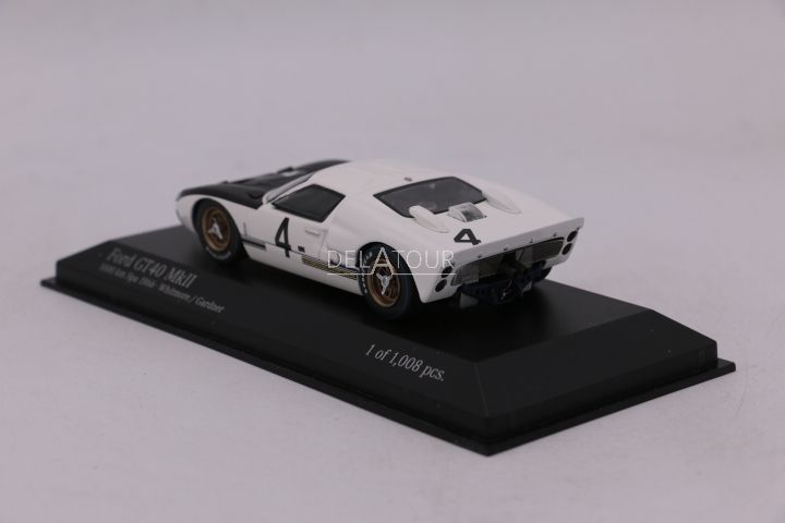 Minichamps Ford GT40 MKII n° 4, 1000 km de Spa 1966, 1:43, édition limitée