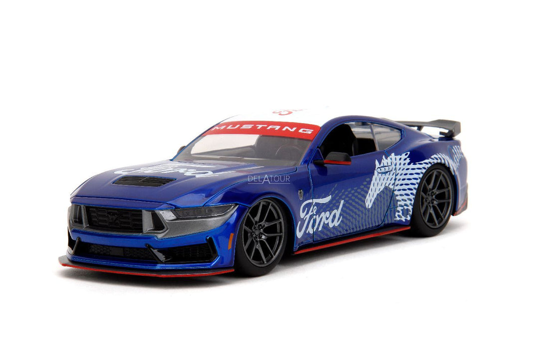 Jada Ford Mustang Dark Horse 2024 Blauw BigTime Muscle