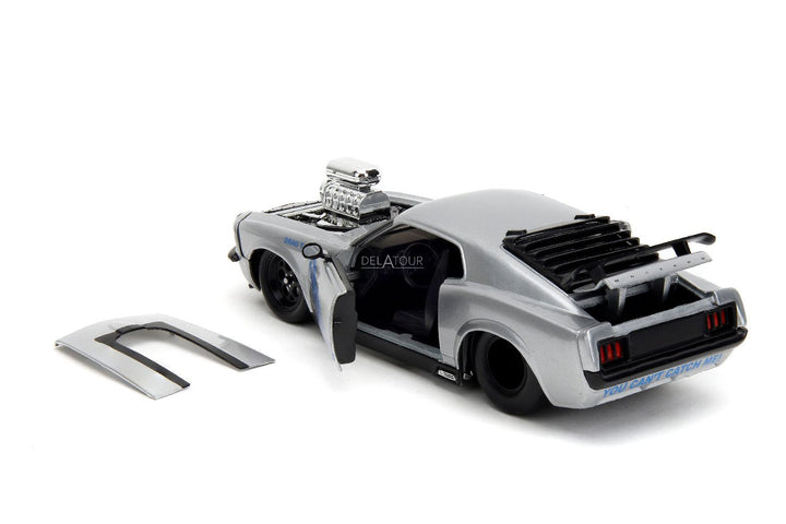 Jada Ford Mustang Boss 429 1970 Drag Trooper Grijs BigTime Muscle