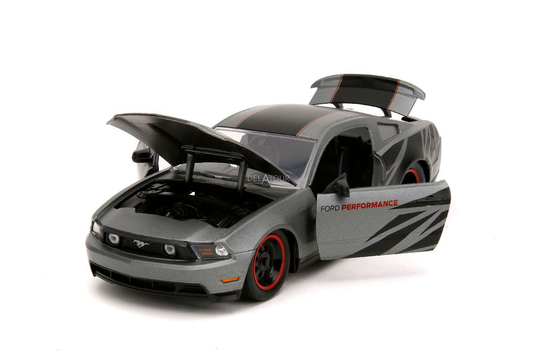 Jada Ford Mustang GT 2010 Donker Grijs BigTime Muscle