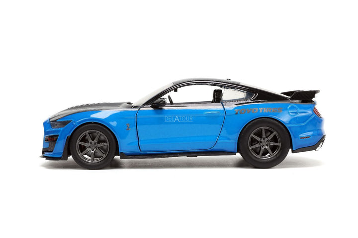 Jada 2020 Ford Mustang Shelby GT500 Blue / Black BigTime Muscle