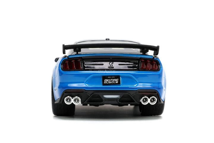 Jada 2020 Ford Mustang Shelby GT500 Blue / Black BigTime Muscle