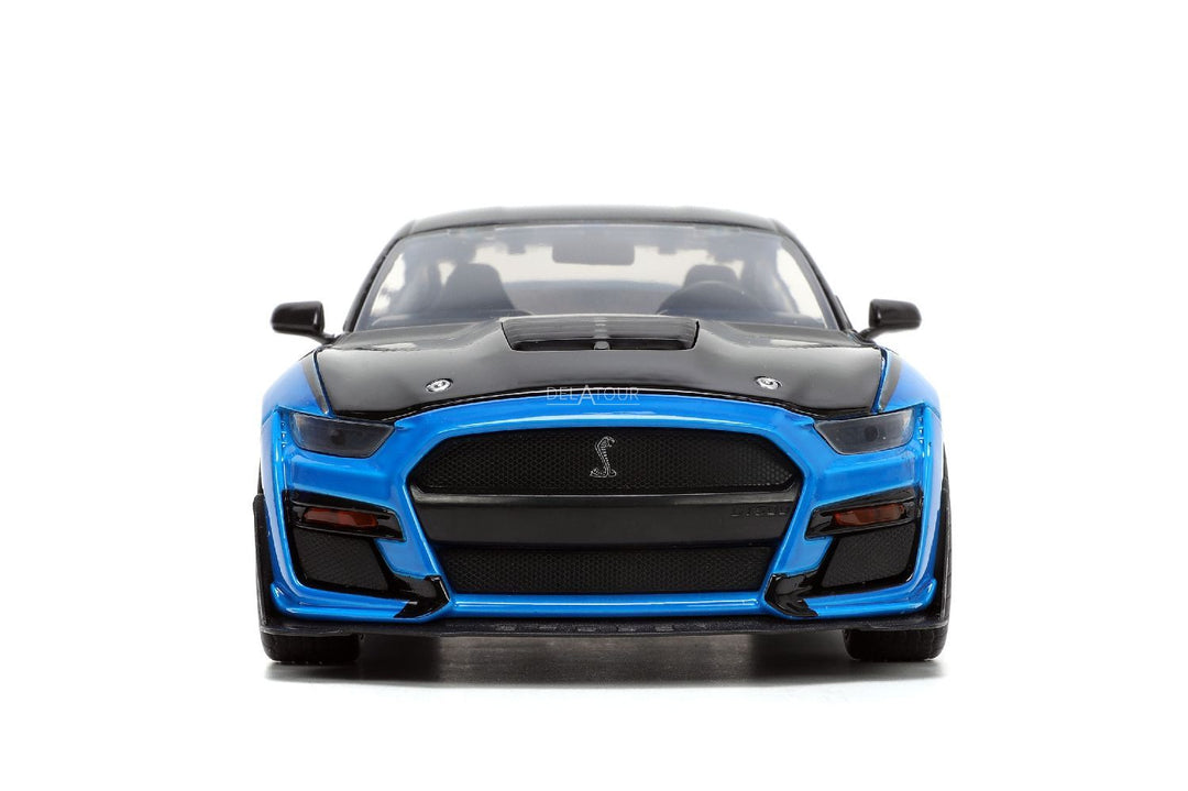 Jada 2020 Ford Mustang Shelby GT500 Blue / Black BigTime Muscle