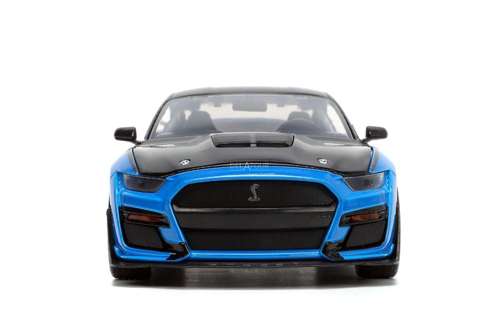 Jada 2020 Ford Mustang Shelby GT500 Blue / Black BigTime Muscle