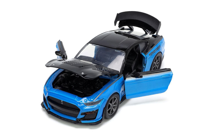 Jada 2020 Ford Mustang Shelby GT500 Blue / Black BigTime Muscle