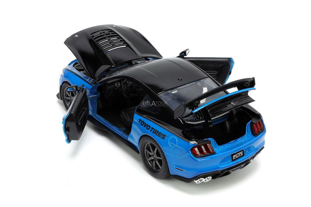 Jada 2020 Ford Mustang Shelby GT500 Blue / Black BigTime Muscle