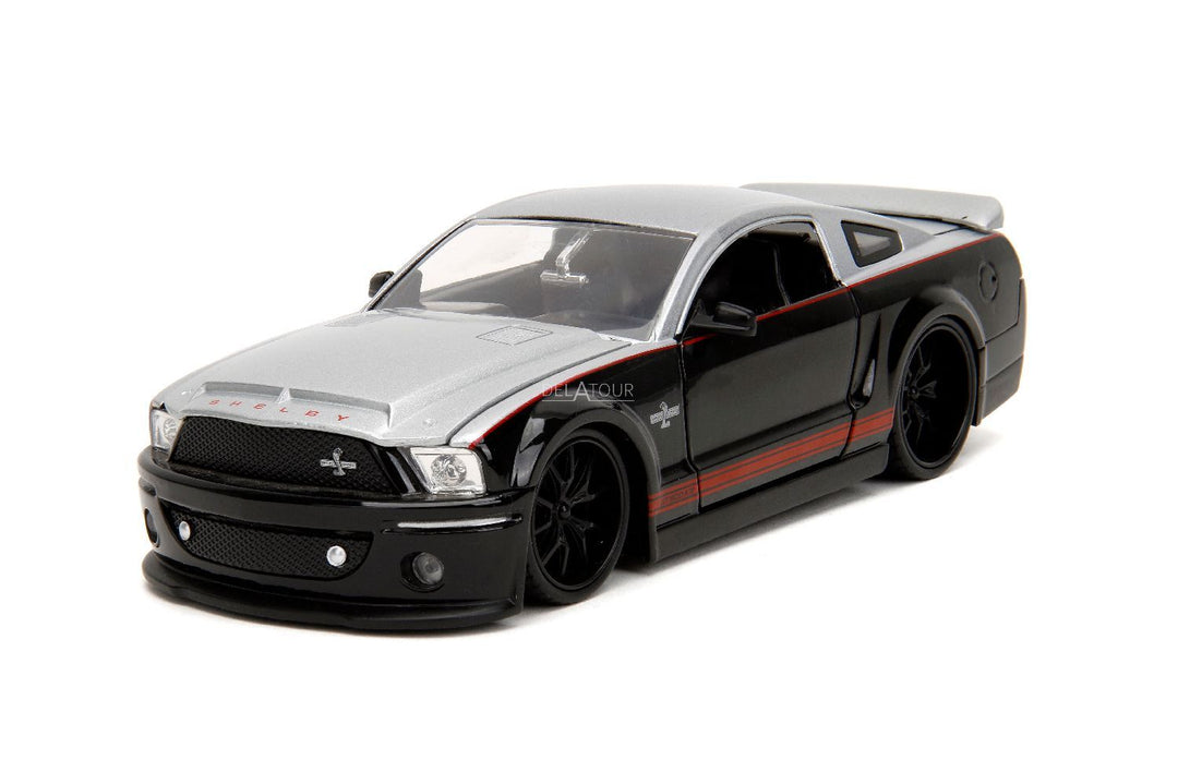 Jada Ford Shelby GT-500KR Zwart/Grijs BigTime Muscle