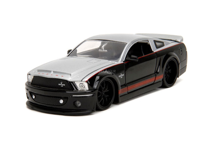 Jada Ford Shelby GT-500KR Zwart/Grijs BigTime Muscle