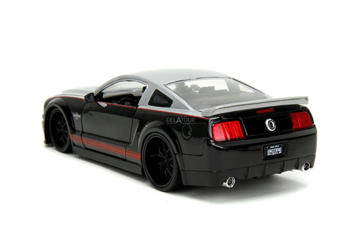 Jada Ford Shelby GT-500KR Zwart/Grijs BigTime Muscle