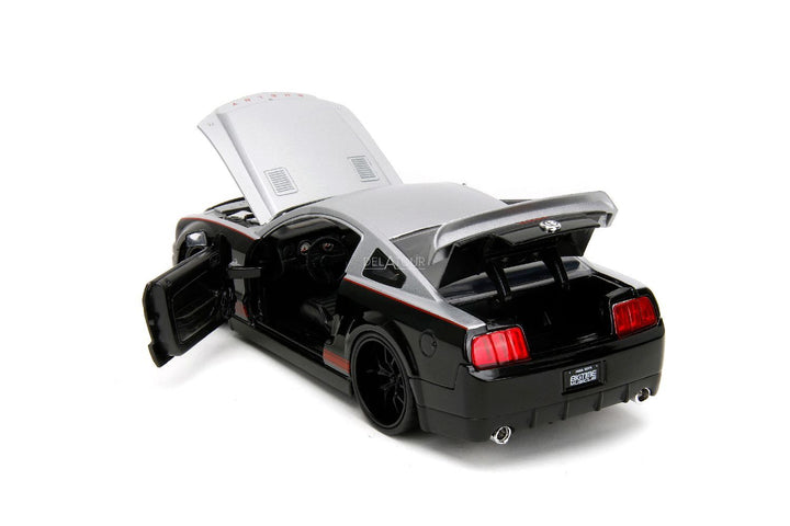 Jada Ford Shelby GT-500KR Zwart/Grijs BigTime Muscle