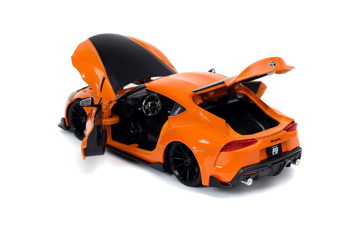Toyota GR Supra orange de Jada Han, Fast &amp; Furious