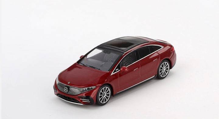 Mini GT Mercedes Benz EQS 580 4matic 2024 Red Metallic