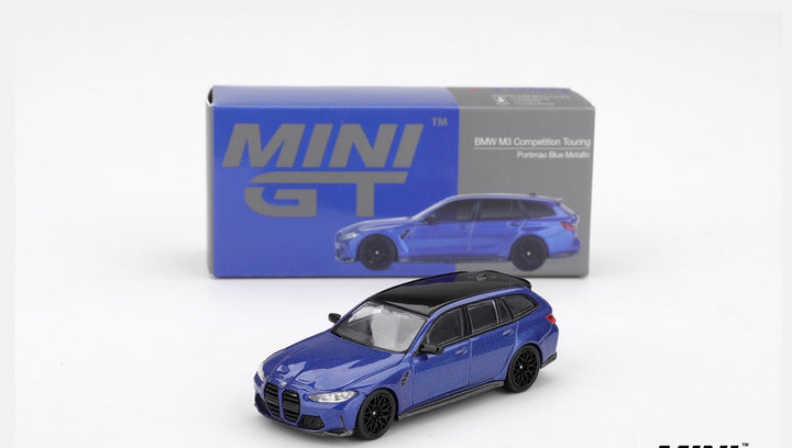 Mini GT BMW M3 Competition Touring Portimao Blue Metallic