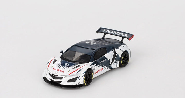 Mini GT Honda NSX GT3 EVO AlphaTauri Yuki Tsunoda 2023 Red Bull Nürburgring 2023