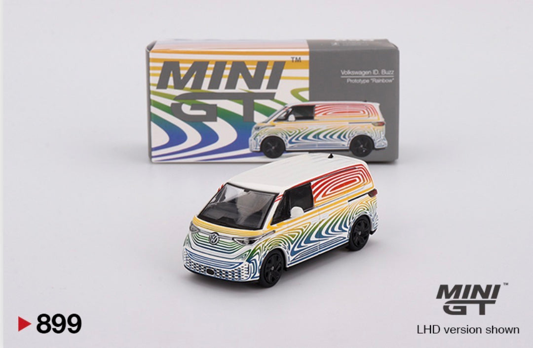 Mini GT Volkswagen ID Buzz Prototype 2022 Rainbow