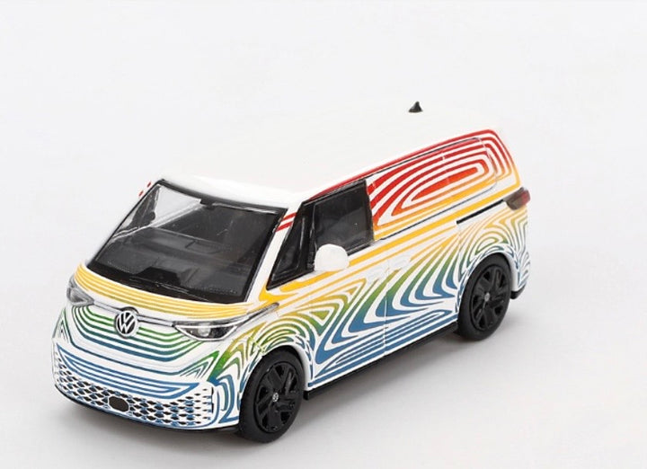 Mini GT Volkswagen ID Buzz Prototype 2022 Rainbow
