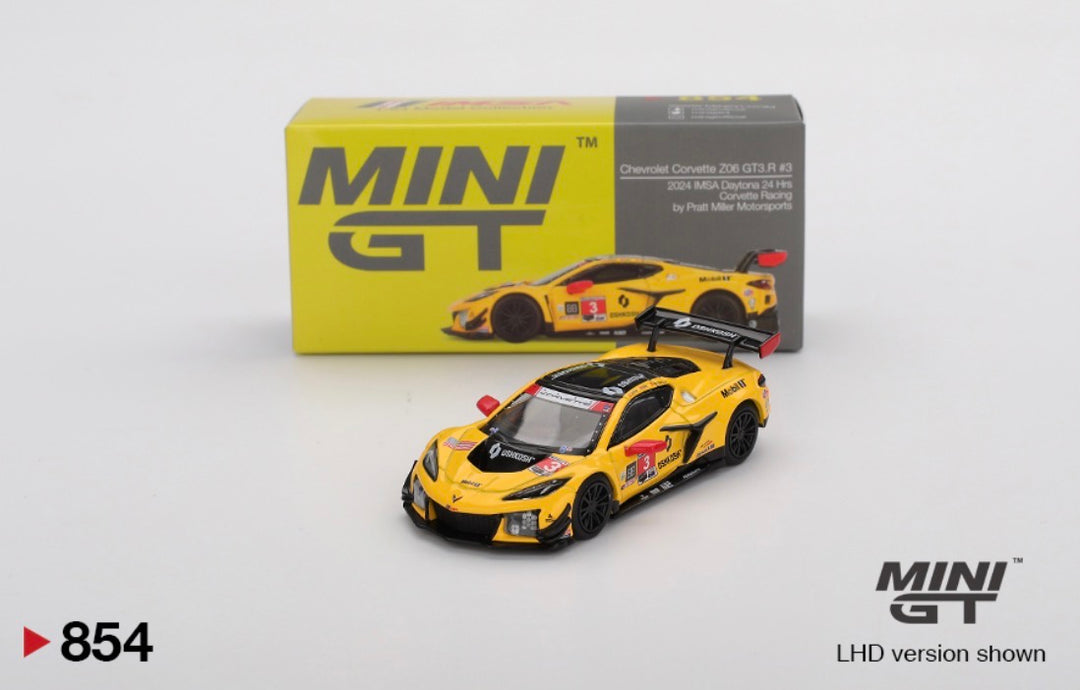 Mini GT Chevrolet Corvette Z06 GT3 R n° 3 24H Daytona 2024