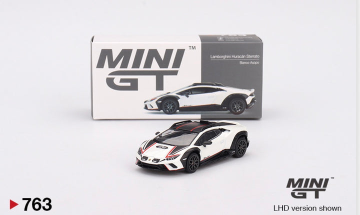 Mini GT Lamborghini Huracán Sterrato Bianco Asopo