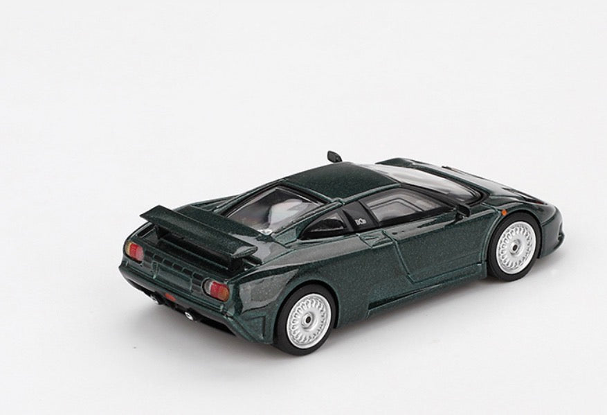 Mini GT Bugatti EB110 GT  1995 Vert foncé