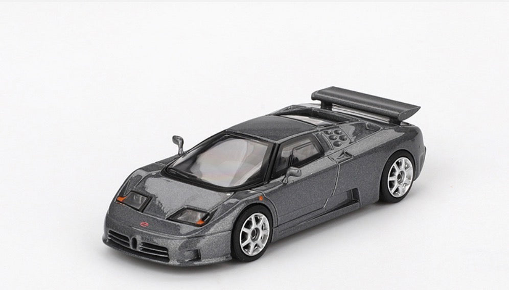 Mini GT Bugatti EB110 Supersport 1995 Dark Grey