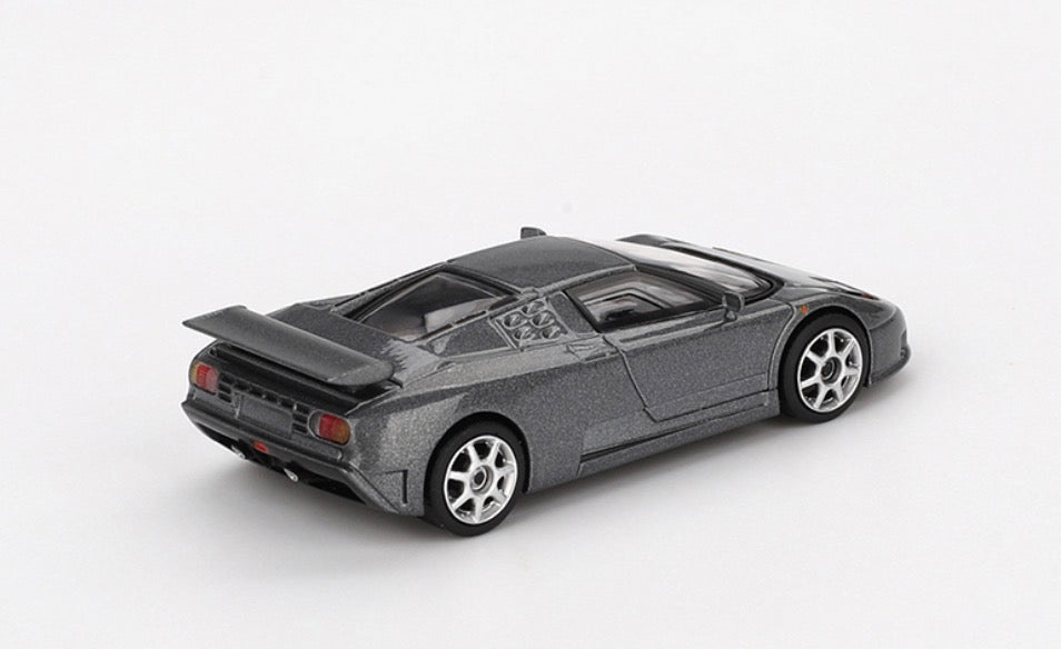 Mini GT Bugatti EB110 Supersport 1995 Dark Grey