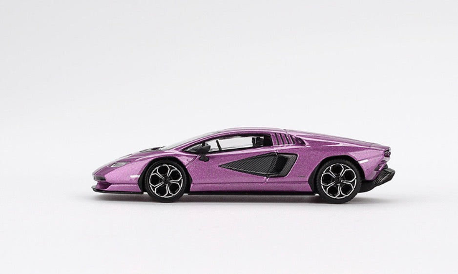 Mini GT Lamborghini Countach LPI 800-4 2022 Viola 30th