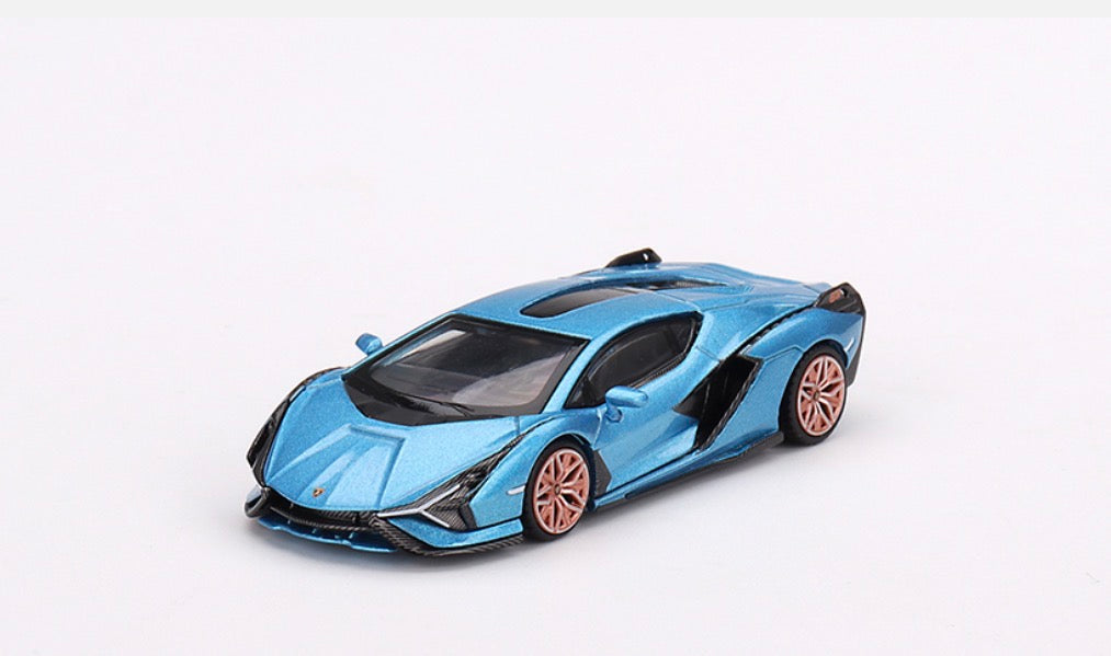 Mini GT Lamborghini Sián FKP 37 Blu Aegir