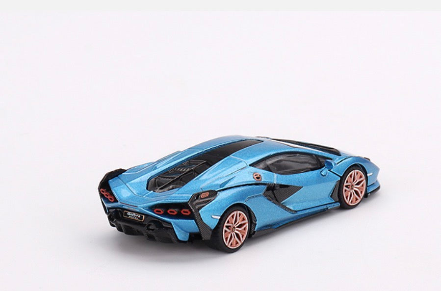 Mini GT Lamborghini Sián FKP 37 Blu Aegir