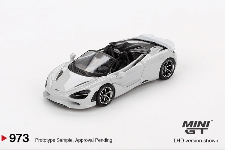 Mini GT McLaren 750S Spider Gris Cirrus 2024
