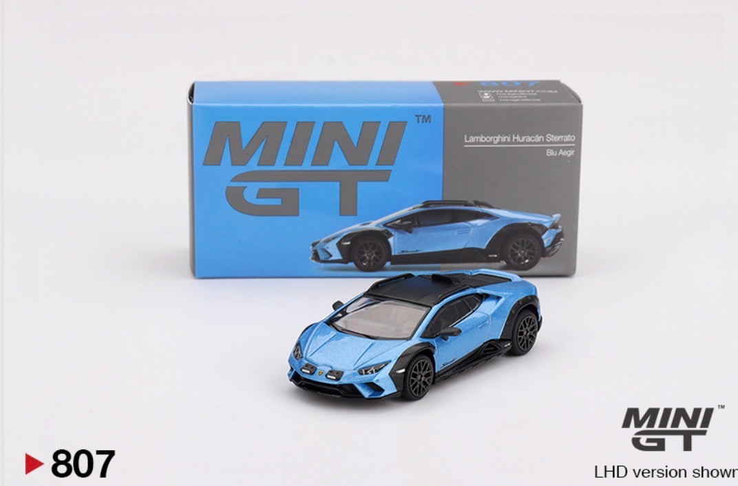 Mini GT Lamborghini Huracán Sterrato Blu Aegir